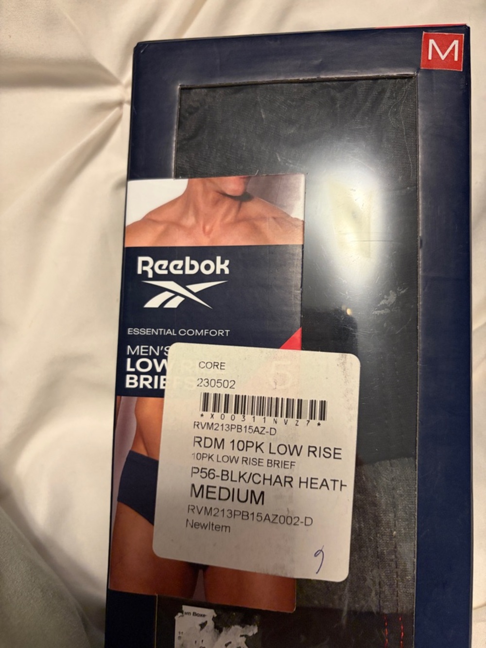 Reebok Men's Low Rise Briefs – Black